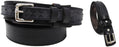 Men's 100% Leather Casual Jean Dress Ranger Belt Cross Black 12RAA22