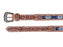 38"  Western 1-3/4" Tapered Floral Beaded Genuine Leather Belt 26RS101T