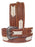 34" Challenger 1-3/4" Tapered Western Leather Belt Floral Tooled Black Leather Lacing 26RS132T