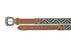 38"  Western 1-3/4" Tapered Floral Beaded Genuine Leather Belt 26RS101T