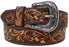 Western 1-3/4" Tapered Antique Floral Tooled Full-Grain Leather Belt 26RS5253T