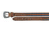 30"  Western 1-1/2" Basket Weave Tooled Beaded Full-Grain Leather Belt 26RS103