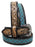 Men Women Western 1-1/2" Wide Antique Floral Tooled Beaded Full-Grain Leather Belt