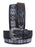 Men Women Western Antique Floral Tooled Beaded Full-Grain Black Leather Belt