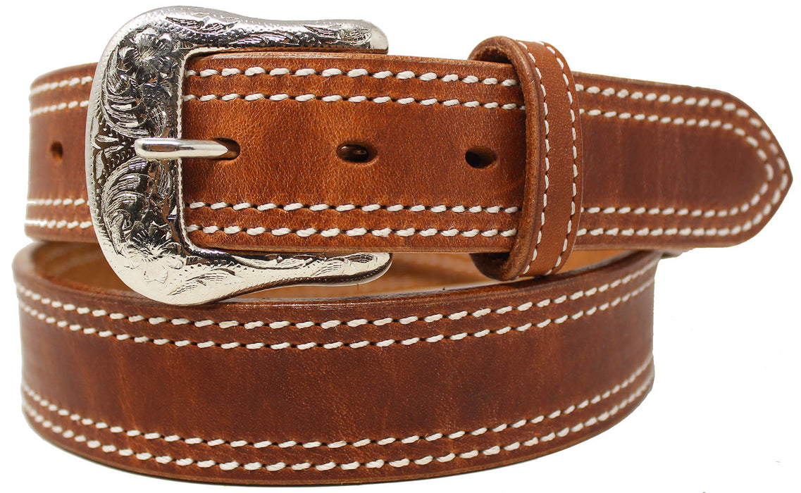 Men's Western Rodeo Heavy Duty Full-Grain Leather Belt 26RT09
