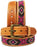 Men's Western Rodeo Heavy Duty Beaded Full-Grain Leather Belt 26RT13B