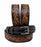Challenger 1-1/2" Western Belt  Leather, Two-Tone Design, Contrast Stitching  26RT Ranger Tooled