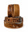 Men Women Kids Western Floral Tooled Cowhide Hairon Full-Grain Leather Belt 26RT60