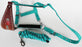 Horse  Noseband Tack Bronc Leather HALTER Tiedown Lead Rope  280284