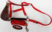 Horse Noseband Tack Bronc Leather HALTER Tiedown Lead Rope  280312