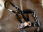 Horse Noseband Tack Bronc Leather HALTER Tiedown Lead Rope  28043