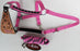 Horse Noseband Tack Bronc Leather HALTER Tiedown Lead Rope  280605
