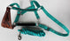 Horse Noseband Tack Bronc Leather HALTER Tiedown Lead Rope  280628