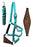 Challenger Horse Noseband Tack Bronc Leather HALTER Tiedown Lead Rope 280HR29