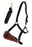 Horse Noseband Tack Bronc Leather HALTER Tiedown Lead Rope 280RSHalter