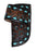 Western Leather Antique Floral Turquoise Buckctitch Leather Knife Holder Side Access Sheath 29FK011C