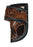 Western Filigree Turquoise Floral Cowhide Inlay Leather Side Access Knife Sheath 29FK079TRC