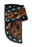 Western Leather Floral Tooled Turquoise Buckstitch Side Access Knife Holder Sheath 29FK25C