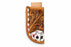 Stacked Aces Western Leather Vertical Knife Sheath Floral Scroll Tooled w/ Painted Aces & Buckstitch 29RS168A