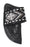 Western Floral Tooled Beaded Inlay Leather Belt Loop Knife Sheath 29RSBeaded