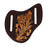 Western Leather Floral Tooled Beaded Inlay Knife Holder Flat Sheath 29RSKnifeHolder-B
