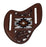 Western Leather Floral Tooled Beaded Inlay Knife Holder Flat Sheath 29RSKnifeHolder-B
