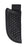 Western Leather Basket Weave Tooled Black Knife Holder Vertical Sheath 29RST20A