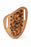 Midnight Filigree Western Leather Pancake Knife Sheath Filigree Floral Tooled w/ Black Inlay & Buckstitch 29RT77B