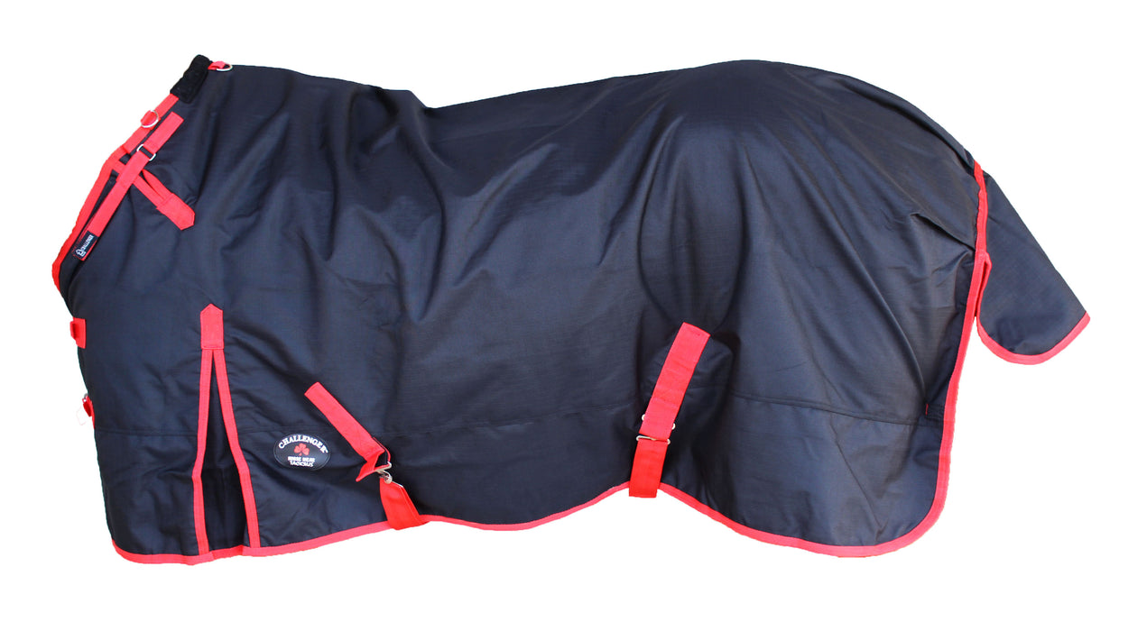 1200D Turnout Waterproof Rain Horse Sheet Light Winter Blanket0g No Fill Solids Surcingles