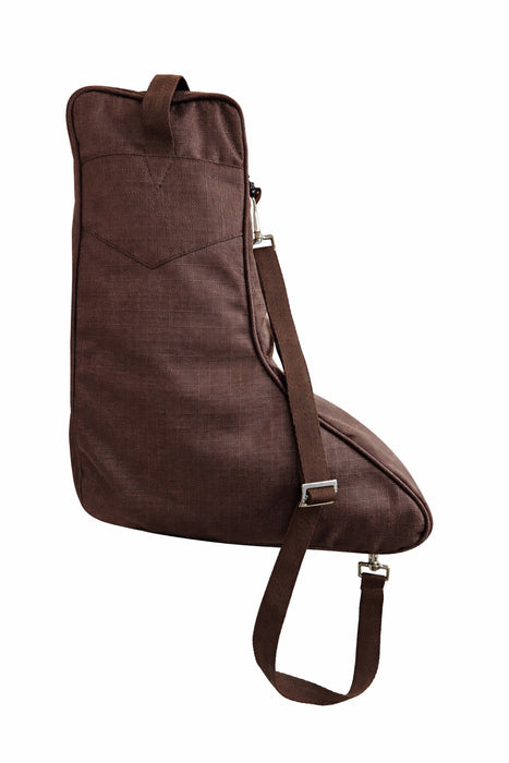 Challenger Nylon Western Boot Bag w/ Shoulder Strap & Dual Zipper Compartments 30RS