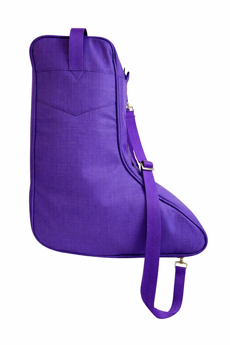 Challenger Nylon Western Boot Bag w/ Shoulder Strap & Dual Zipper Compartments 30RS