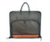Western Brown Pebbled Leather Antique Floral Tooled Travel Carry Garment Storage Bag 32SK05
