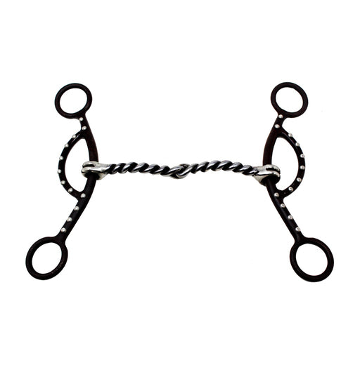 Sweet Iron SS Twisted Wire Horse Snaffle Bit 6"cheeks 35150