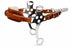 Horse Western English Leather Bitless Hackamore 7" Shank Adjustable Nose 35153