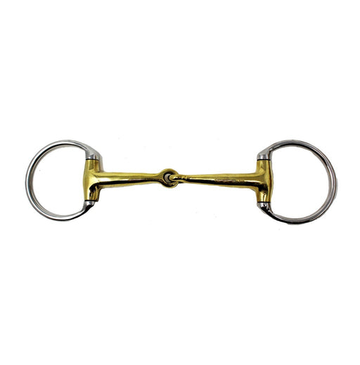SS Copper 5" Mouth English Western Eggbutt Snaffle Horse Bit Tack Bridle 35189