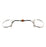 Horse Stainless Steel Mouth D-Ring Comfort Snaffle Bit Copper Rollers 35310v