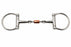 Horse Stainless Steel  Hinged Copper Roller Mouth D-Ring Snaffle Bit 35321v