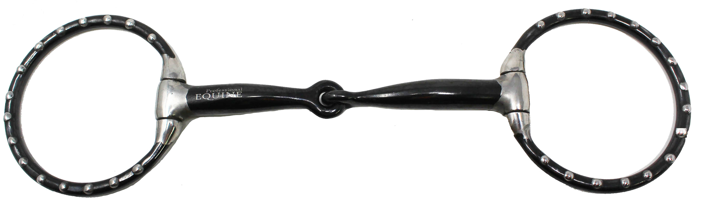 Horse 5" Mouth Studded Eggbutt Sweet Iron Snaffle Horse Bit 35327B