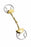 Horse Copper Double Jointed Winged Snaffle Bit with Lozenge 35384