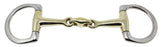 Horse English Riding Brass Eggbutt Double Jointed Snaffle Bit 35506VR