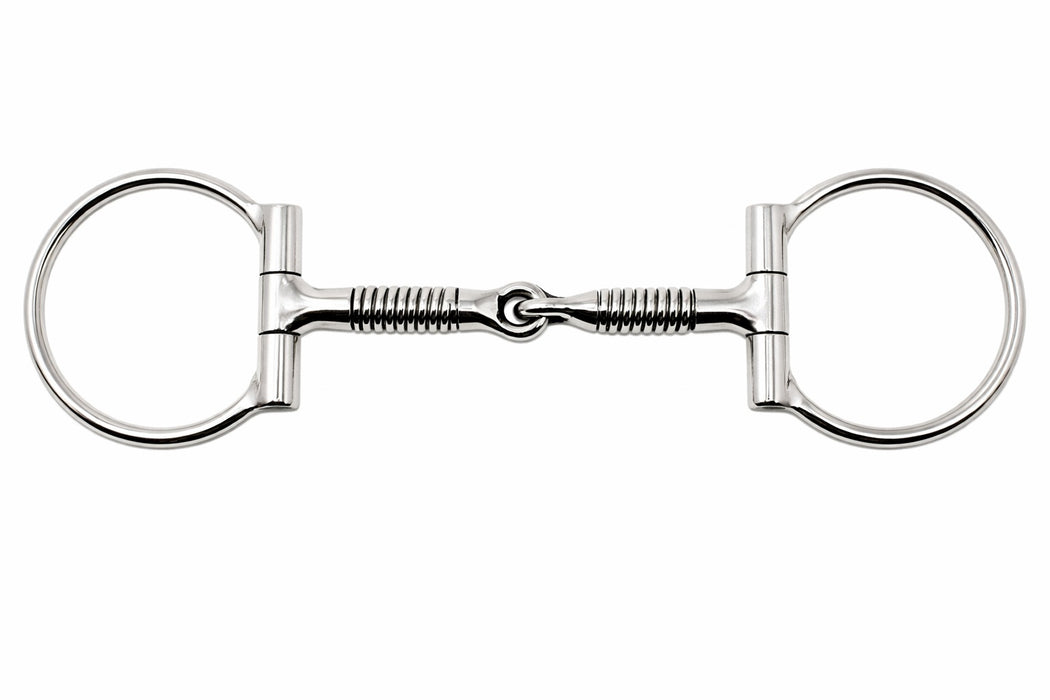 Steel Coiled Wire 5" Mouth Western Snaffle Horse Bit Tack Equine 35516B