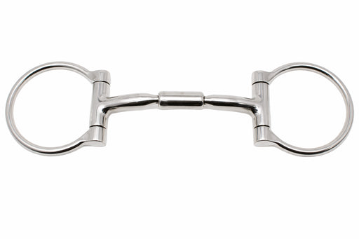 Horse SS Straight Roller Mouth Snaffle D-Ring Training HORSE BIT TACK 35560v