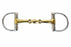 Horse English Riding Double Jointed Dee-Ring Dog Bone Snaffle Horse Bit 35568VAR