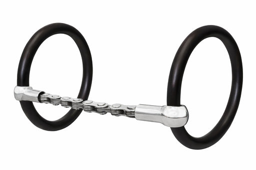 Horse Professional Choice 3-1/4" Loose Ring 5 1/4" Chain Mouth Horse Bit 35570