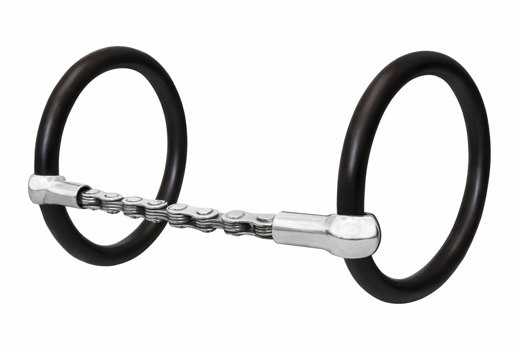 Horse Professional Choice 3-1/4" Loose Ring 5 1/4" Chain Mouth Horse Bit 35570