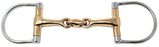 Horse Horse English Riding Rose Gold Double Jointed Dee-Ring Snaffle Bit 35596