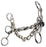 Horse Stainless Steel Western 5-3/4" Short Gag Chain Mouth Bit w/ Lozenge 35617D