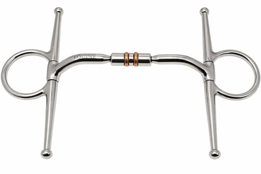 Horse Full Cheek Comfort Snaffle Bit Copper Rollers 35622