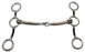 5.5" Mouth Smooth Snaffle Gag Bit w/ Copper Inlay 35624C