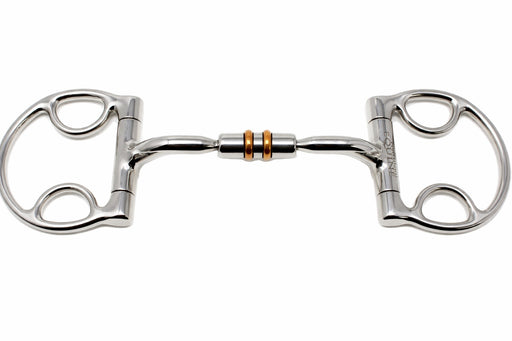 Horse Mouth Comfort Snaffle Gag Bit w/ Copper Rollers 35625
